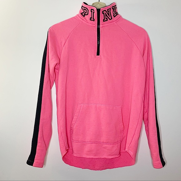 PINK | Victoria’s Secret pink half zip pullover XS - Picture 2 of 9